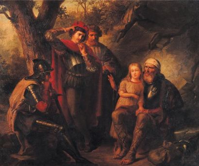 JOZEF VAN DER HAEGHEN (1822-1896)
Le blessé...