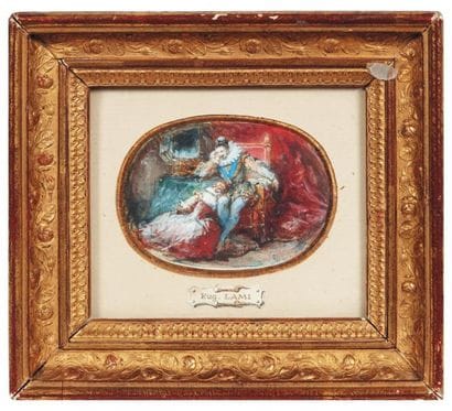 EUGÈNE LAMI (PARIS 1800-1890)
Amy Robsart...