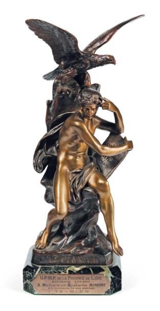 EMILE-LOUIS PICAULT (1839-1915)
Le penseur...