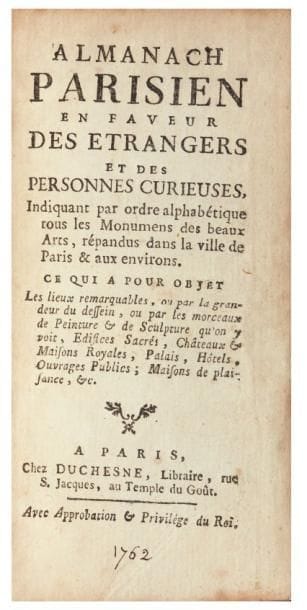 Almanach parisien en faveur des étrangers...
