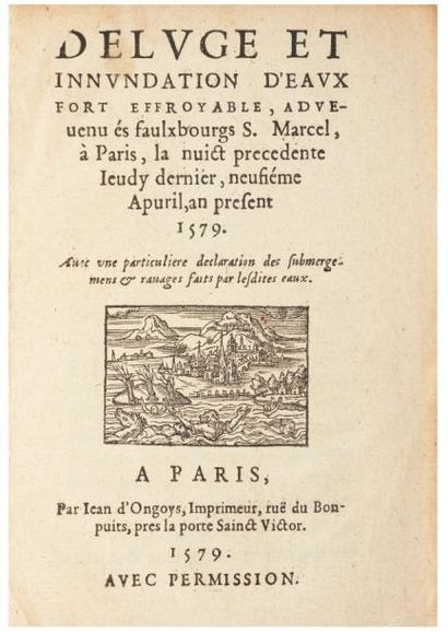 [CANARD]
Deluge et innundation d'eaux fort...