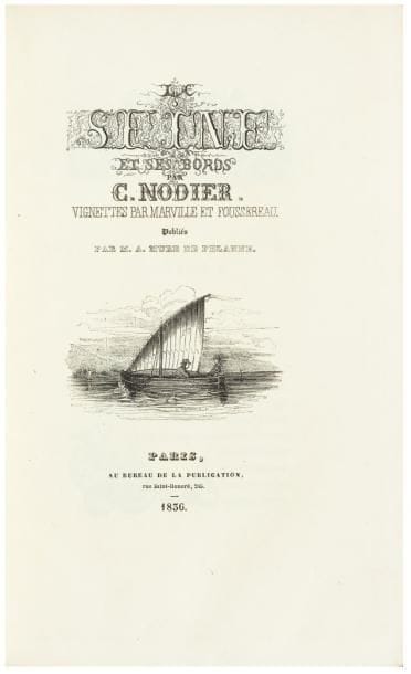 NODIER (Charles)
La Seine et ses bords. Publiés...