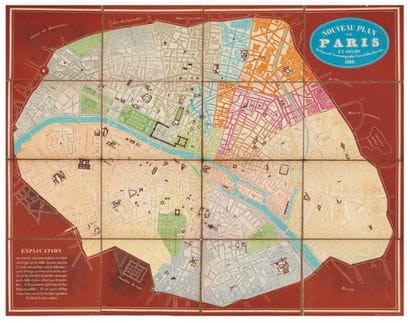 BAUERKELLER
Nouveau plan de Paris en relief....