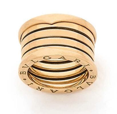 BULGARI
BAGUE en or 18K (750), modèle BZero...