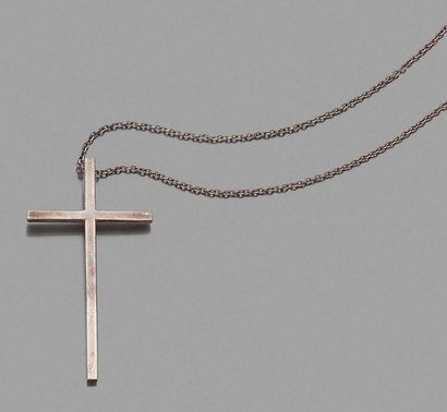 TIFFANY & CO
CROIX-PENDENTIF en argent, coulissant...