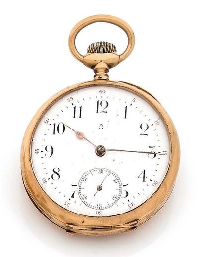 OMEGA Vers 1900
MONTRE DE POCHE en or jaune...