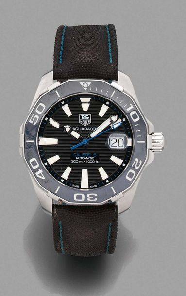 TAG-HEUER
AQUARACER CALIBRE 5
REF WAY211B
Montre...