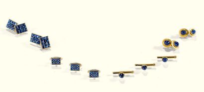 PARURE DE VÊTEMENT SAPHIRS, CHAUMET
Comprenant...