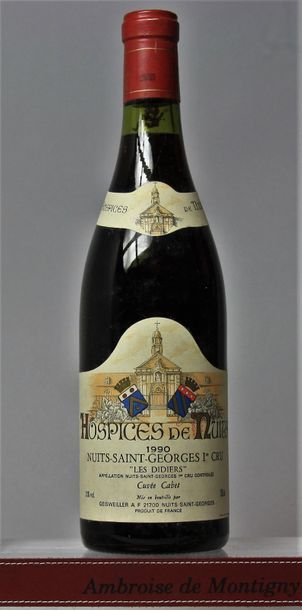 1 BOUTEILLE NUITS St. GEORGES 1er cru «Les...