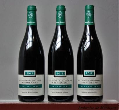 3 BOUTEILLES NUITS St. GEORGES 1er cru «Les...