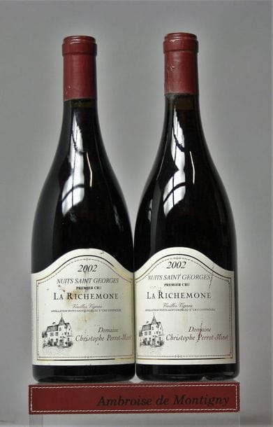 2 BOUTEILLES NUITS St. GEORGES 1er cru «La...