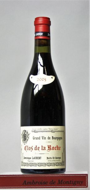 1 BOUTEILLE CLOS DE LA ROCHE Grand cru Cuvée...