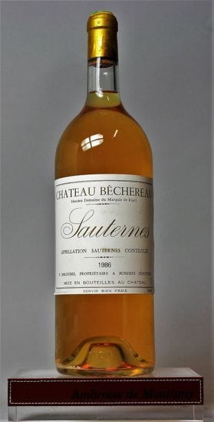 1 MAGNUM CHÂTEAU BÊCHEREAU GC - Sauternes...