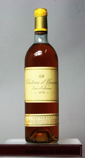 1 BOUTEILLE CHÂTEAU D'YQUEM - 1er GC supérieur...