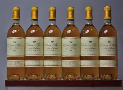 6 BOUTEILLES CHÂTEAU D'YQUEM - 1er GC supérieur...