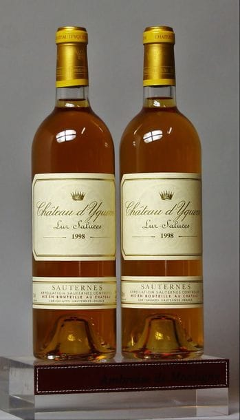 2 BOUTEILLES CHÂTEAU D'YQUEM 1er Grand cru...