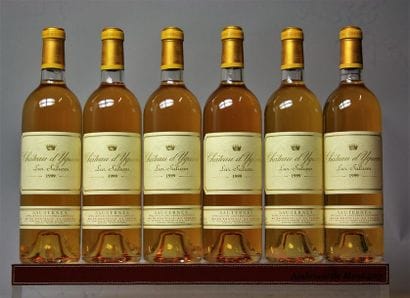 6 BOUTEILLES CHÂTEAU D'YQUEM - 1er GC supérieur...