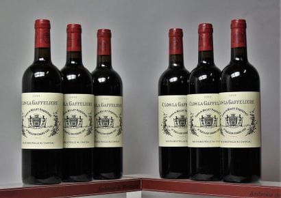 6 BOUTEILLES CLOS LA GAFFELIERE - St. Emilion...