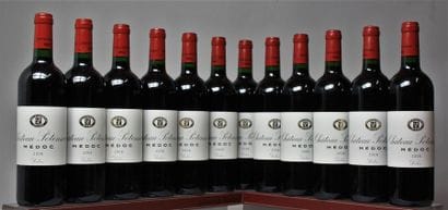 12 BOUTEILLES CHÂTEAU POTENSAC - Médoc 2006
Caisse...