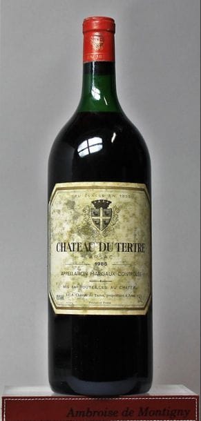 1 MAGNUM CHÂTEAU du TERTRE - Margaux 1986
Etiquette...