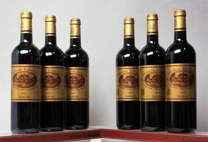 6 BOUTEILLES CHÂTEAU BATAILLEY - 5é GCC Pauillac...