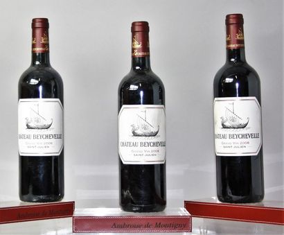 3 BOUTEILLES CHÂTEAU BEYCHEVELLE - 4é GCC...