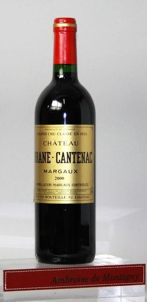 1 BOUTEILLE CHÂTEAU BRANE CANTENAC - 2é GCC...