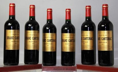 6 BOUTEILLES CHÂTEAU BRANE CANTENAC - 2é...