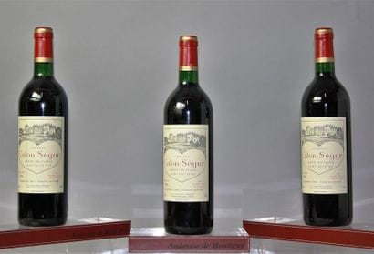 3 BOUTEILLES CHÂTEAU CALON SÉGUR - 3é GCC...
