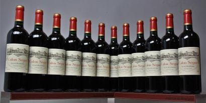 12 BOUTEILLES CHÂTEAU CALON SÉGUR - 3é GCC...