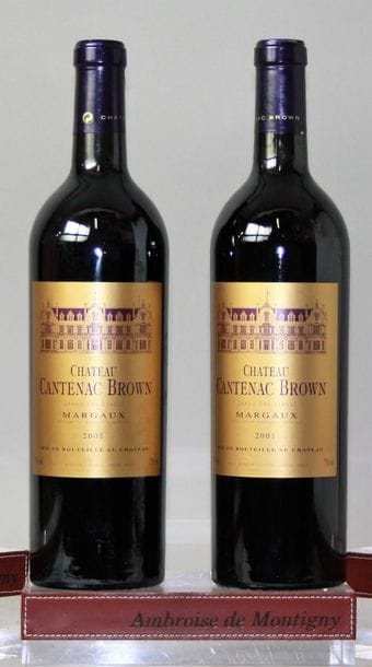 2 BOUTEILLES CHÂTEAU CANTENAC BROWN 3é GCC...
