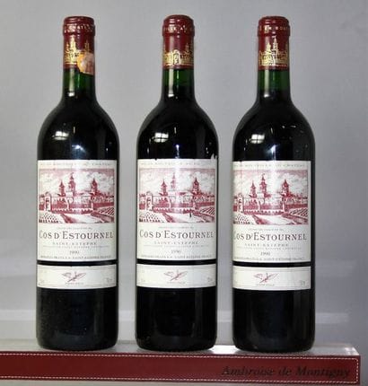 3 BOUTEILLES CHÂTEAU COS D'ESTOURNEL - 2é...