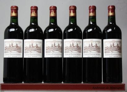 6 BOUTEILLES CHÂTEAU COS D'ESTOURNEL - 2é...