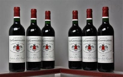 6 BOUTEILLES CHÂTEAU LA GAFFELIERE - 1er...