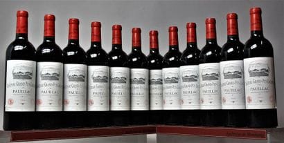 12 BOUTEILLES CHÂTEAU GRAND PUY LACOSTE -...