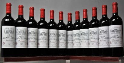 12 BOUTEILLES CHÂTEAU GRAND PUY LACOSTE -...