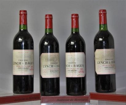 4 BOUTEILLES CHÂTEAU LYNCH BAGES - 5é GCC...