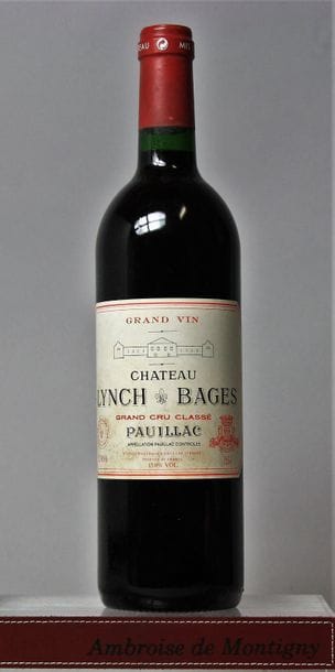 1 BOUTEILLE CHÂTEAU LYNCH BAGES - 5é GCC...