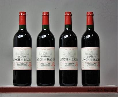 4 BOUTEILLES CHÂTEAU LYNCH BAGES - 5é GCC...