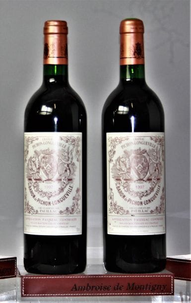 2 BOUTEILLES CHÂTEAU PICHON BARON de LONGUEVILLE...
