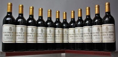 12 BOUTEILLES CHÂTEAU PICHON LONGUEVILLE...