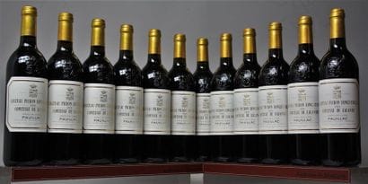 12 BOUTEILLES CHÂTEAU PICHON LONGUEVILLE...