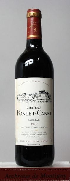 1 BOUTEILLE CHÂTEAU PONTET CANET - 5é GCC...