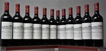 12 BOUTEILLES CHÂTEAU PONTET CANET - 5é GCC...