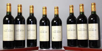 8 BOUTEILLES CHÂTEAU TALBOT - 5é GCC St....