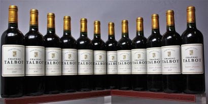 12 BOUTEILLES CHÂTEAU TALBOT - 5é GCC St....