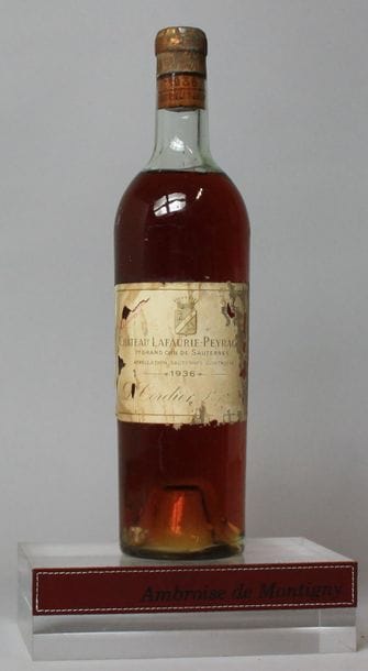 1 BOUTEILLE CHÂTEAU LAFAURIE PEYRAGUEY -...