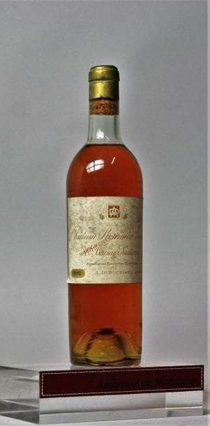 1 BOUTEILLE CHÂTEAU ROUMIEU LACOSTE - Sauternes...