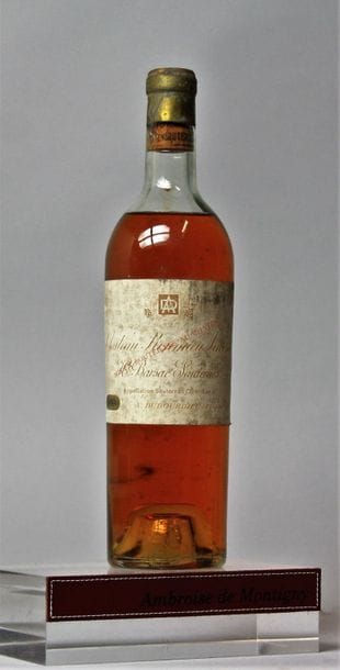 1 BOUTEILLE CHÂTEAU ROUMIEU LACOSTE - Sauternes...