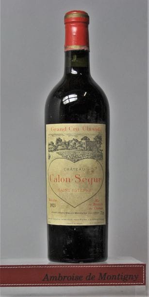 1 BOUTEILLE CHÂTEAU CALON SÉGUR - 3é GCC...